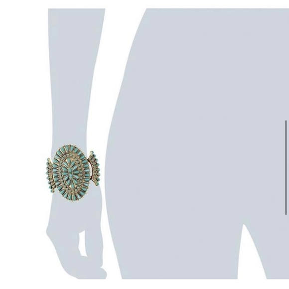 Lucky Brand Turquoise Cuff Bracelet - Picture 3 of 6